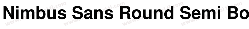 Nimbus Sans Round Semi Bold字体转换
